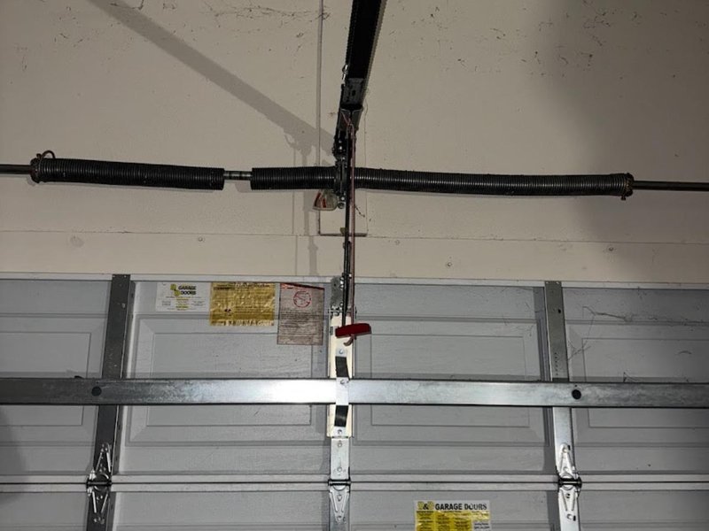 Garage door repair work by Scenic of Mack in Santa Rosa Beach