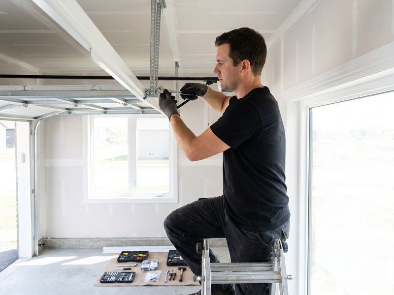 Garage door repair work by Scenic of Mack in Santa Rosa Beach
